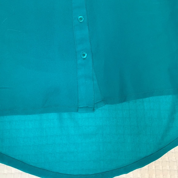 Teal Charlotte Russe blouse - Picture 9 of 9